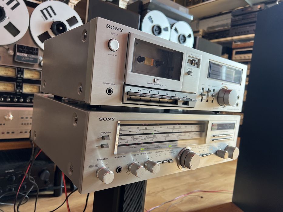 Receiver/Statie-Radio Sony STR-434L și deck/casetofon Sony TC-K45