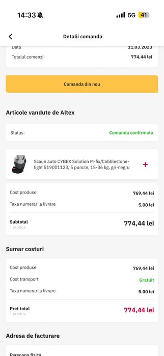 Cybex Fix Solutions M scaun auto de copil cu multiple reglaje