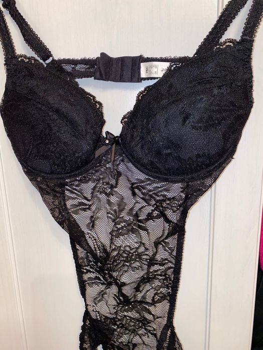 Body dantela neagra Jolidon