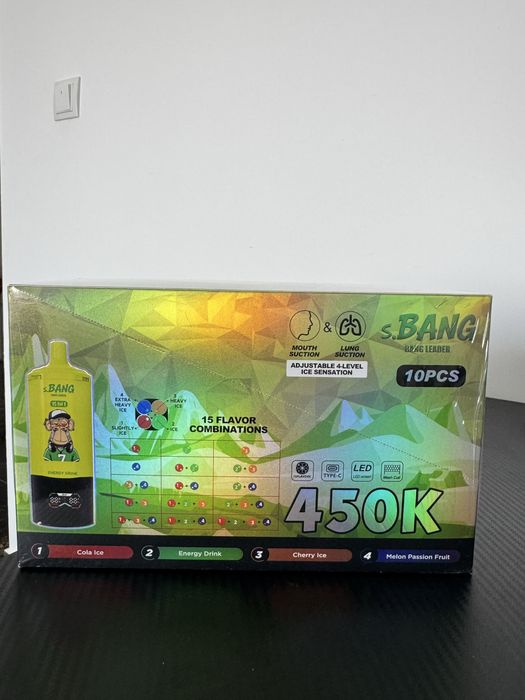 Vape 450,000/450k 15 in 1 reincarcabil
