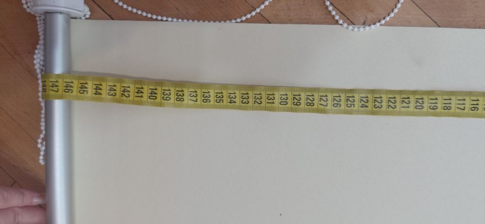 Jaluzele blackout galben pal 74/145cm (2 buc)