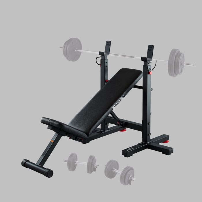 Bancă înclinată pliabilă Bodybuilding - produs resigilat Decathlon