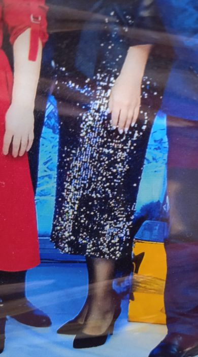 Юбка с пайетками