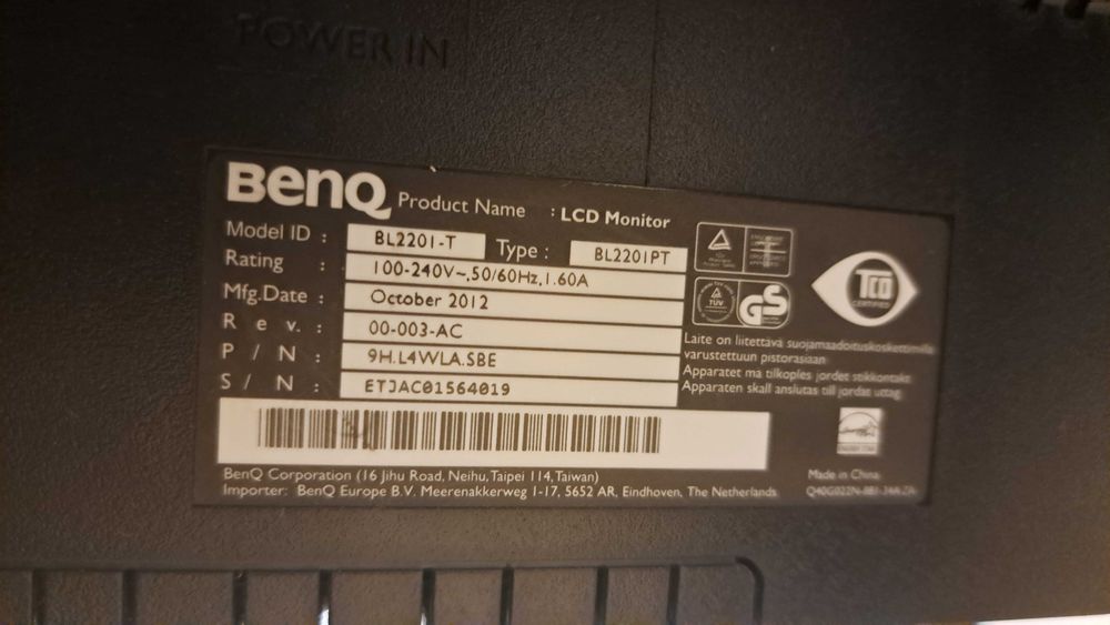 Monitor Benq 22 inch