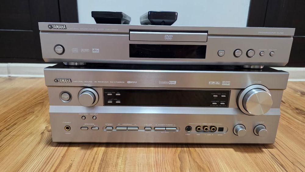 Ресивер и DVD player Yamaha