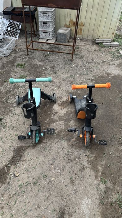 Продам 2 колесный и 3 колесный самокат - велосипед