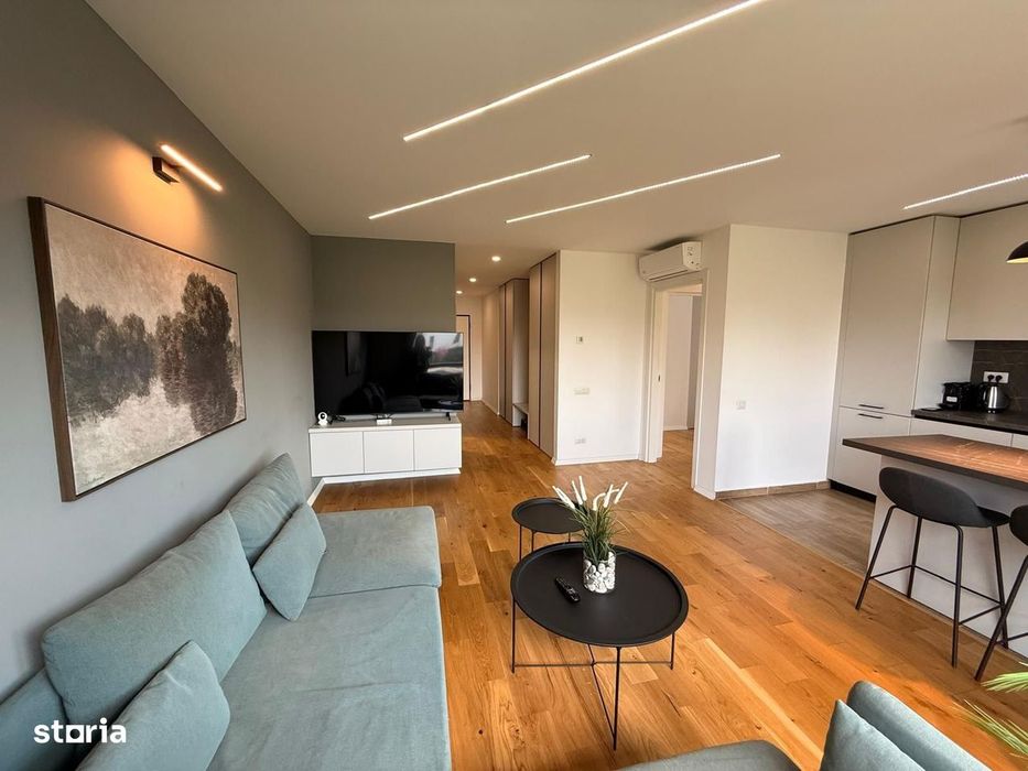 De inchiriat 3 camere complet mobilat si utilat zona Sisesti/Baneasa