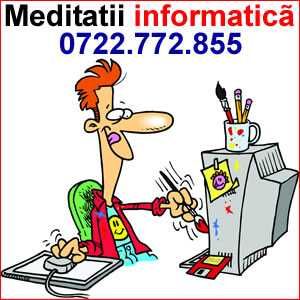 Meditatii informatica, pregatire bacalaureat