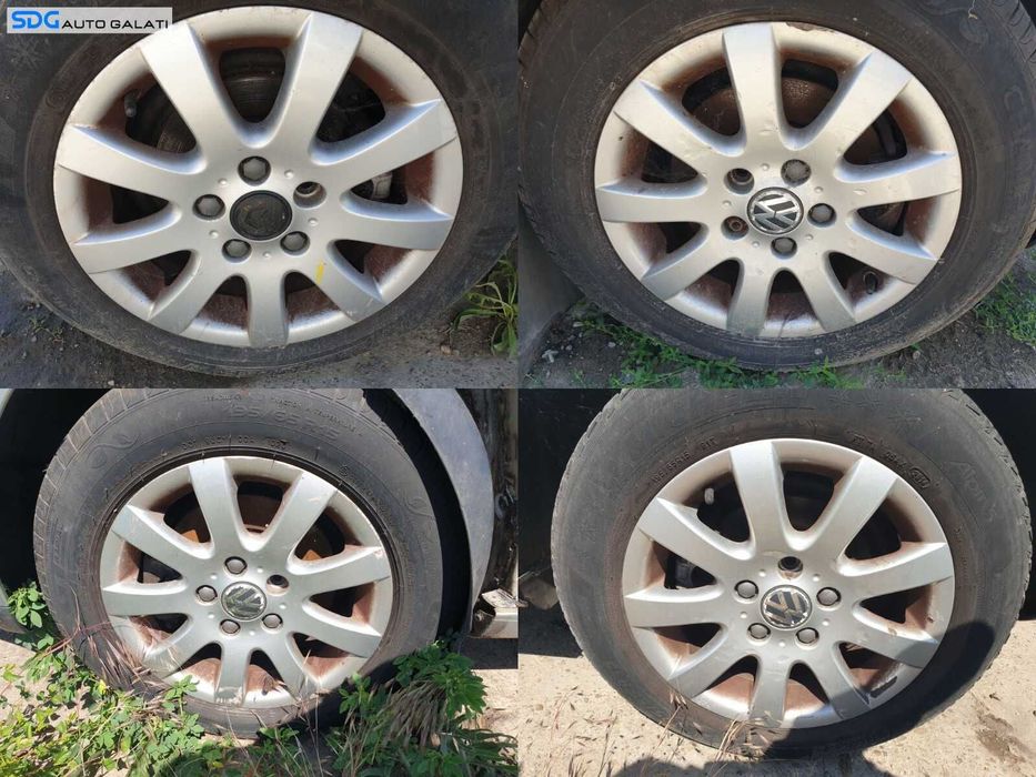 Set 4 Jante Roti Aliaj 195 65 15 R15 5x112 Volkswagen Touran 2003 - 2015 sdgjbvwg5p1