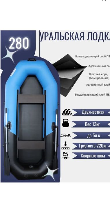 Продаю лодку Ural boats 280