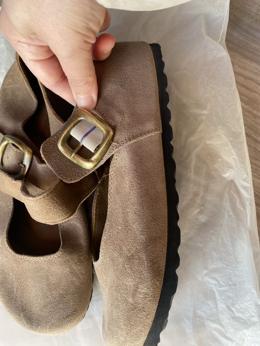 Балетки замшевые новые