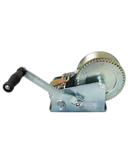 Ръчна лебедка 2000LBS, Ръчна лебедка със стоманено въже.