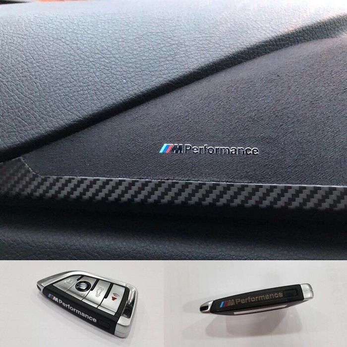 Emblema Sticker logo grila bord Xdrive BMW M Performance aluminiu X5 6