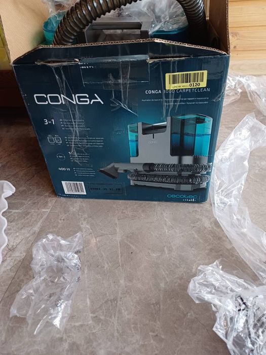 Перяща прахосмукачка Cecotec Conga 3000 CarpetClean 400W