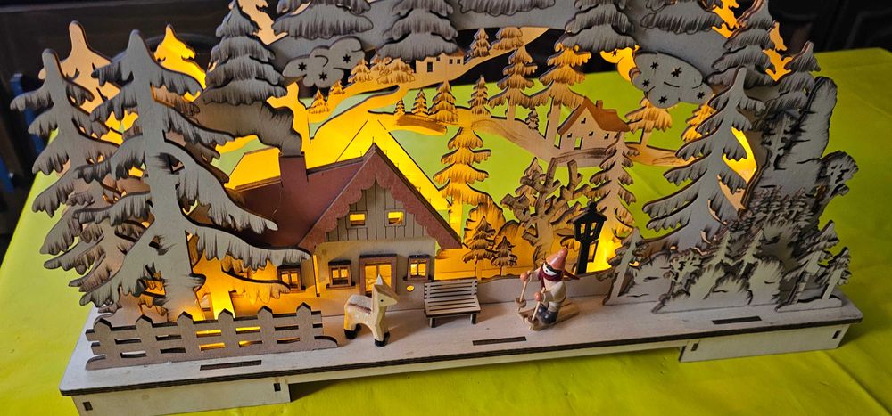 decorațiune tradițională germană iluminata