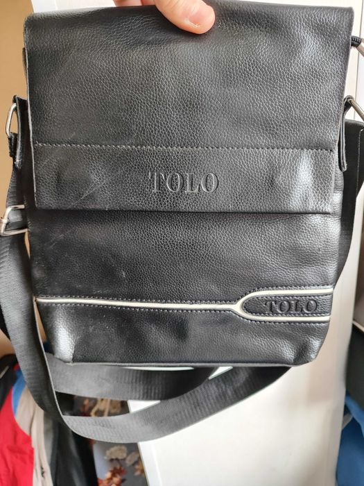 Кожаный мини сумка мужской