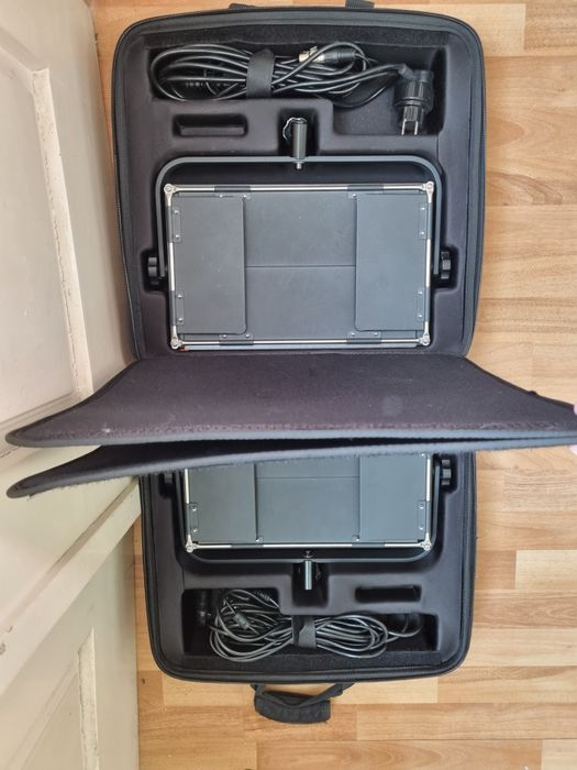 Видео LED осветление Lishuai LED576ASVL - комплект 2 броя