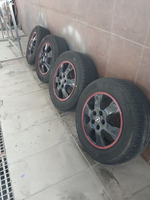 Set jante aliaj 5x110 R15 Opel + anvelope de vară
