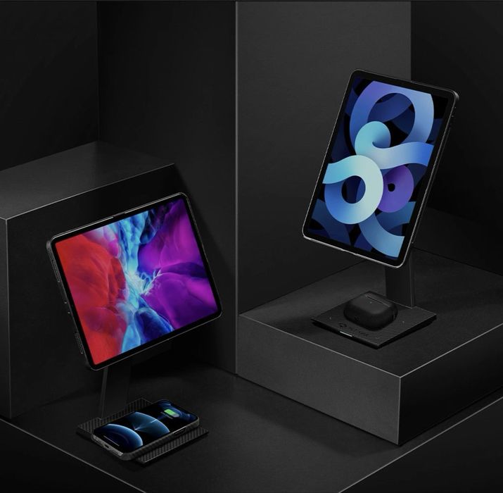 НОВО! PITAKA MagEZ Stand, магнитна стойка за таблет и безжично зарядно