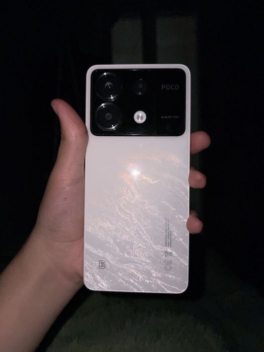 Poco x6,белый мрамор 12/256
