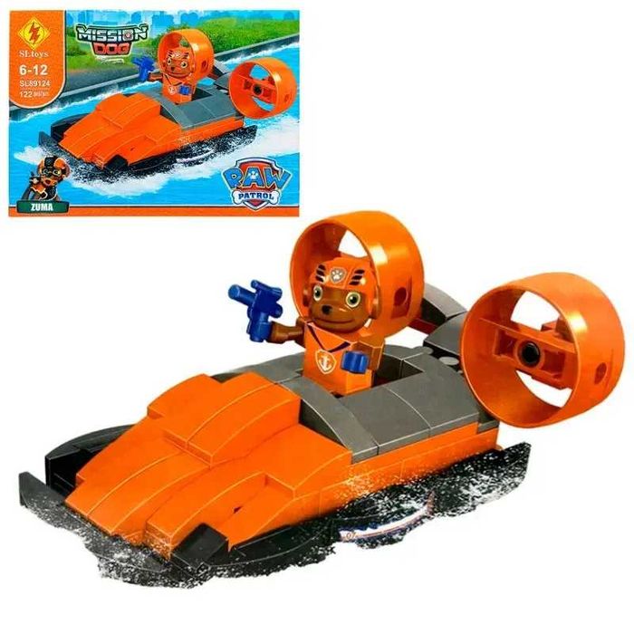 Конструктор Пес Патрул 122ч, Маршал, Роки, Зума, Рабъл