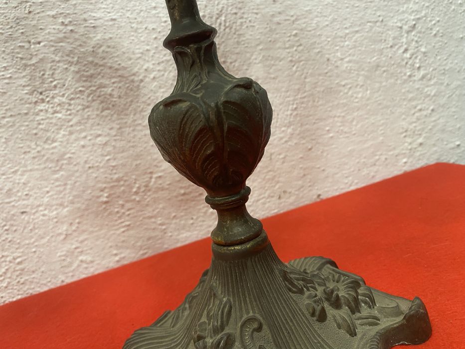 Голям месингов свещник барок