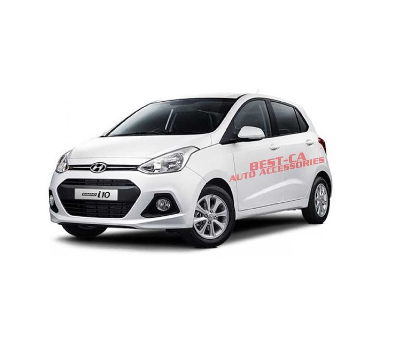 Cotiera auto dedicata textile negru pentru Hyundai i10 Mk2 (2013-2019)