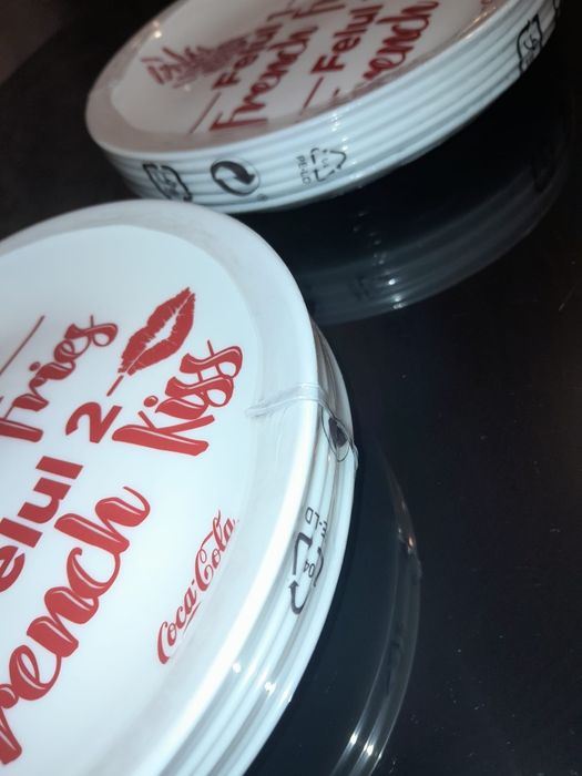 Coca-Cola set farfurii/ French Fries