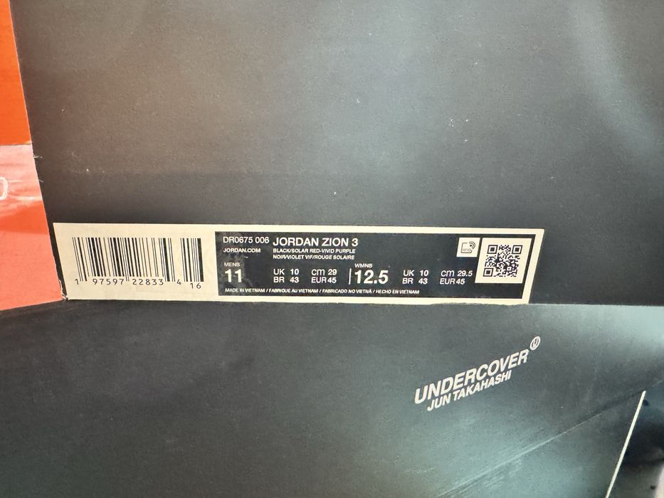 Оригинални! Nike Jordan Zion 3 - 45,45.5,46 ShoeMag