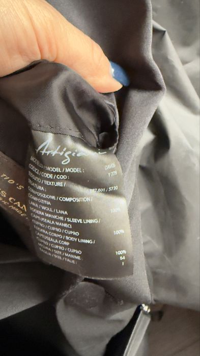 Costum Bigotti Artigiani negru, marimea 54