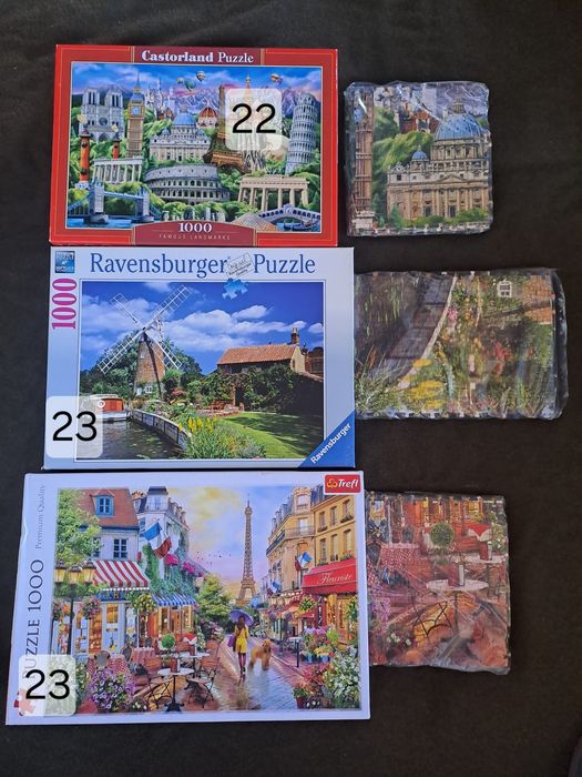 Vand puzzle 2000, 1000 si 500 piese