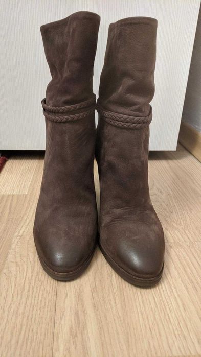 Cizme de dama din piele (marime 38)