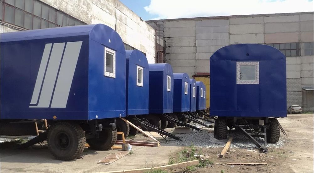 Вагон на колесах, шасси, вагончик