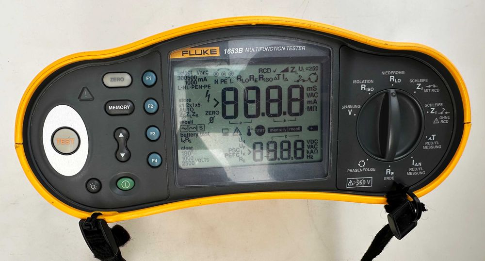 Fluke 1653B - Измервателен мултифункционален тестер електрическа систе