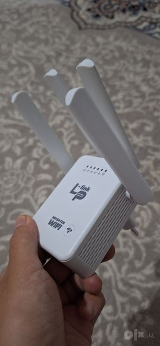 Yangi WiFi repeater (signal kuchaytirgich) L-link 600 Mbps