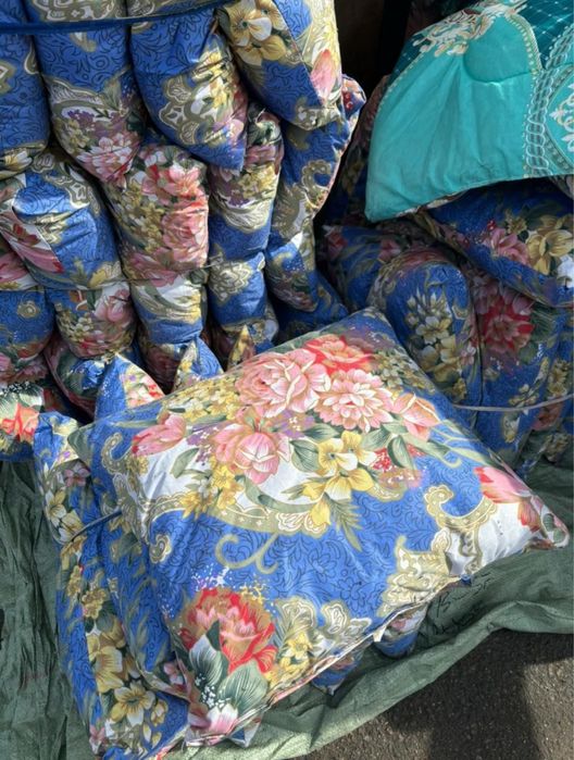 Подушки одеяло матрасы постельное белье корпешки