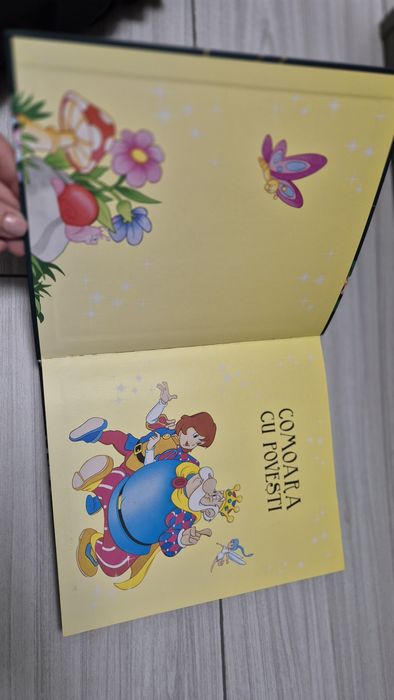 Comoara cu povesti,  carte cu 17 povesti pentru copii, frumos desenate
