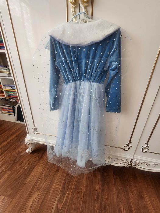 Платье Эльзы новогоднее, размер 110-116