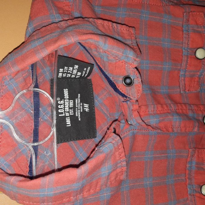 Риза H&M , р-р 2-3г.
