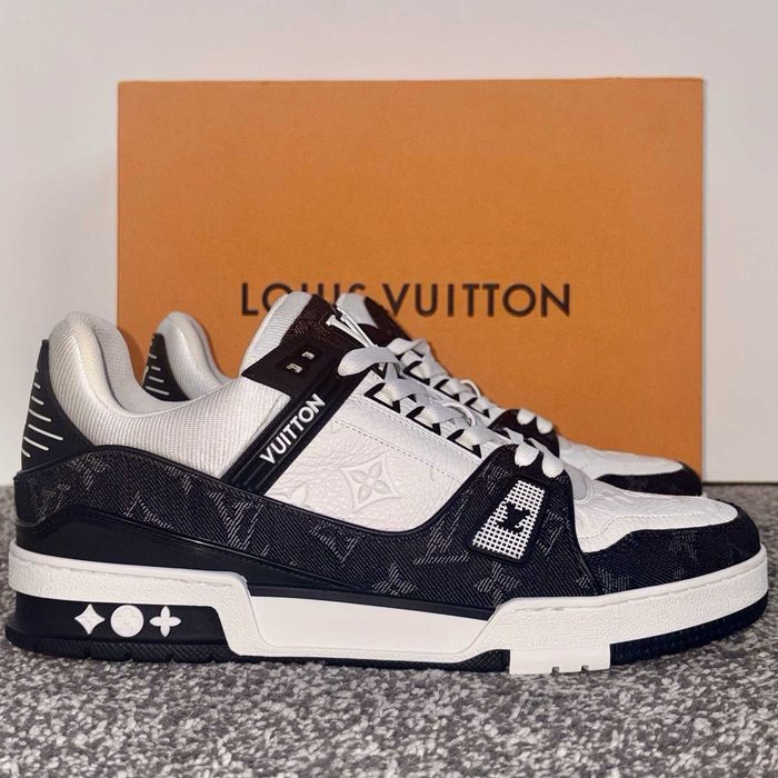 #REDUCERE# Louis Vuitton LV Trainer Monogram Denim