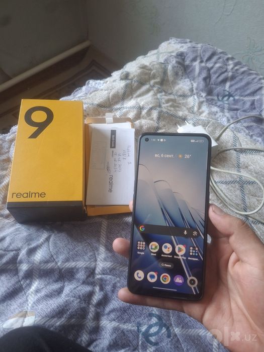 Realmi 9 5g xotira 128/8+8