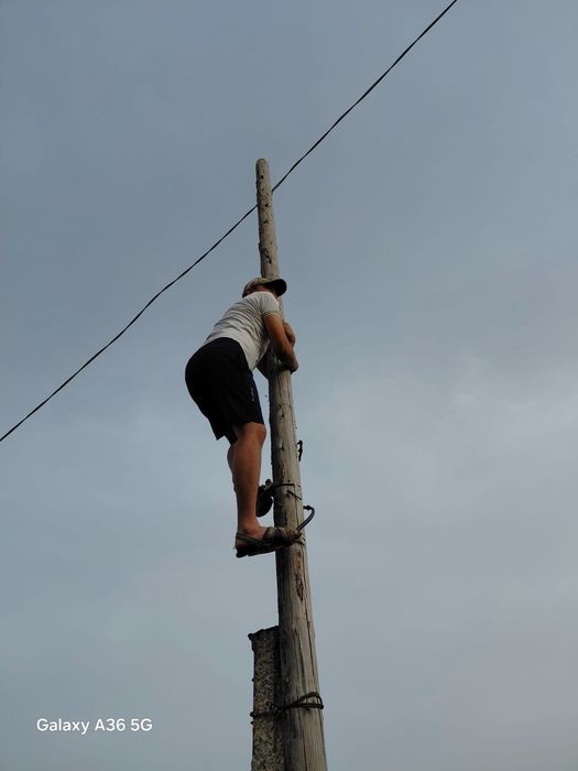 Столбы ағаш жақсы жағдайда