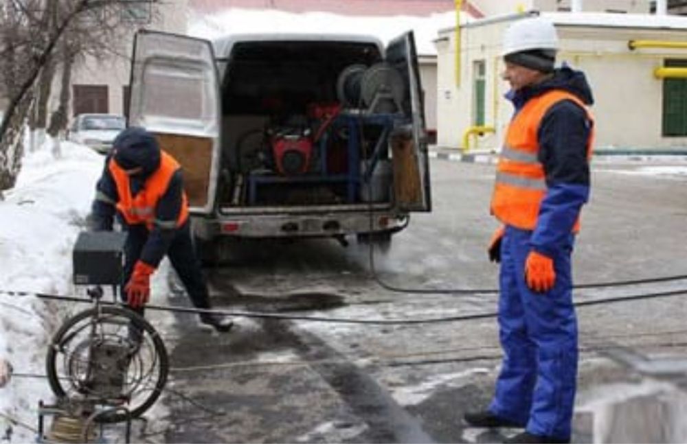 Гидродинамическая прочистка канализации