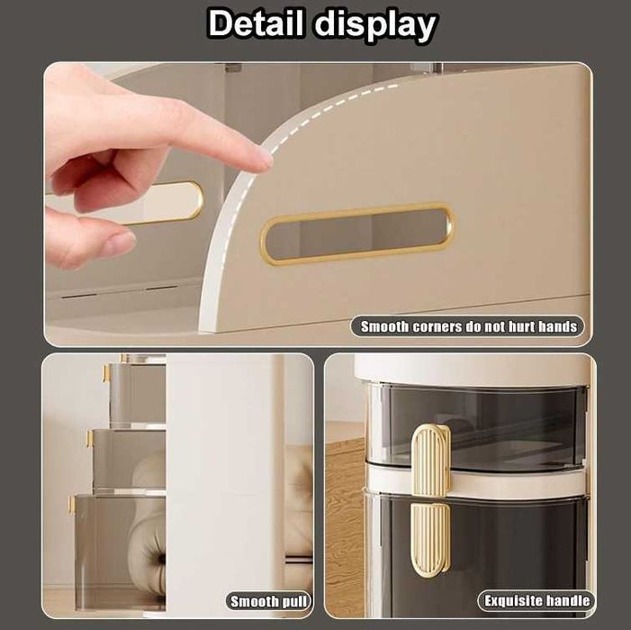 Высокий напольный шкаф для ванной комнаты