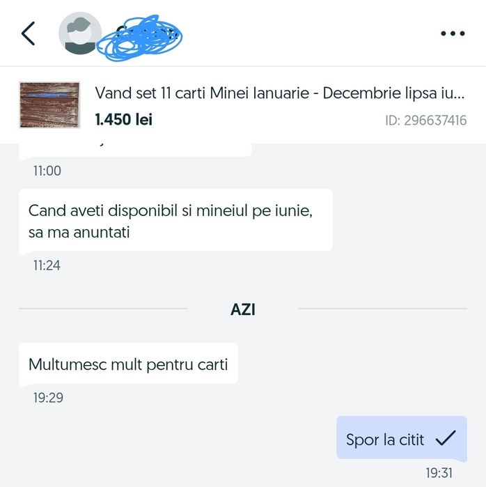 Mica Biblie legată în piele naturală
