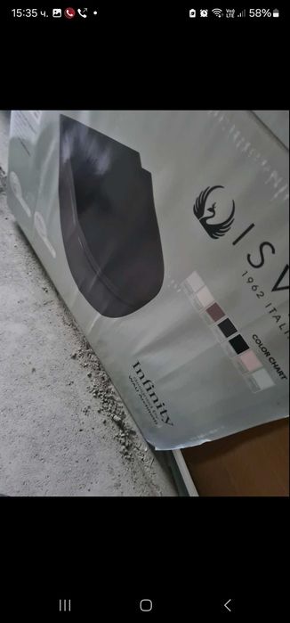 Тоалетна за вграждане isvea infinity с биде