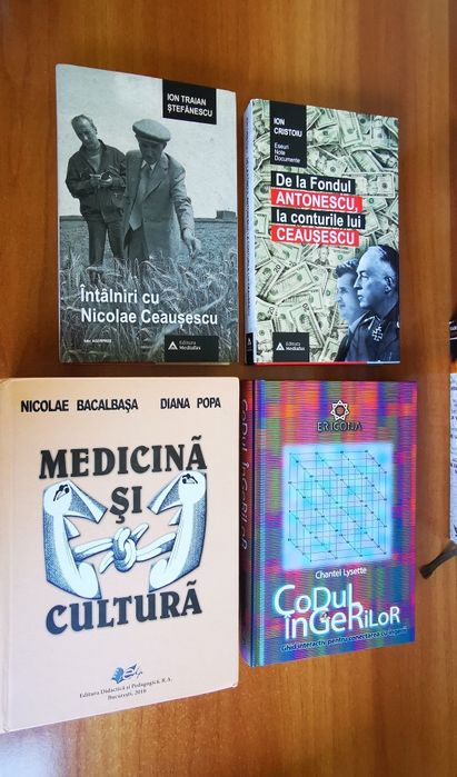 Diverse cărți medicină, istorie, chiromanție etc