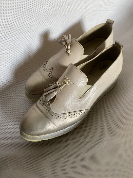 Кожаные лоферы