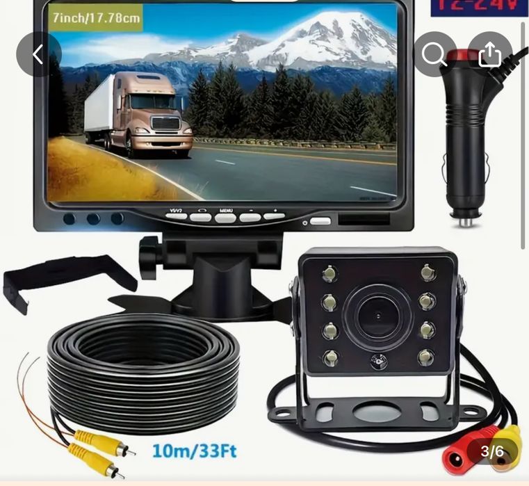 Camera marșarier ,monitor 7 inch