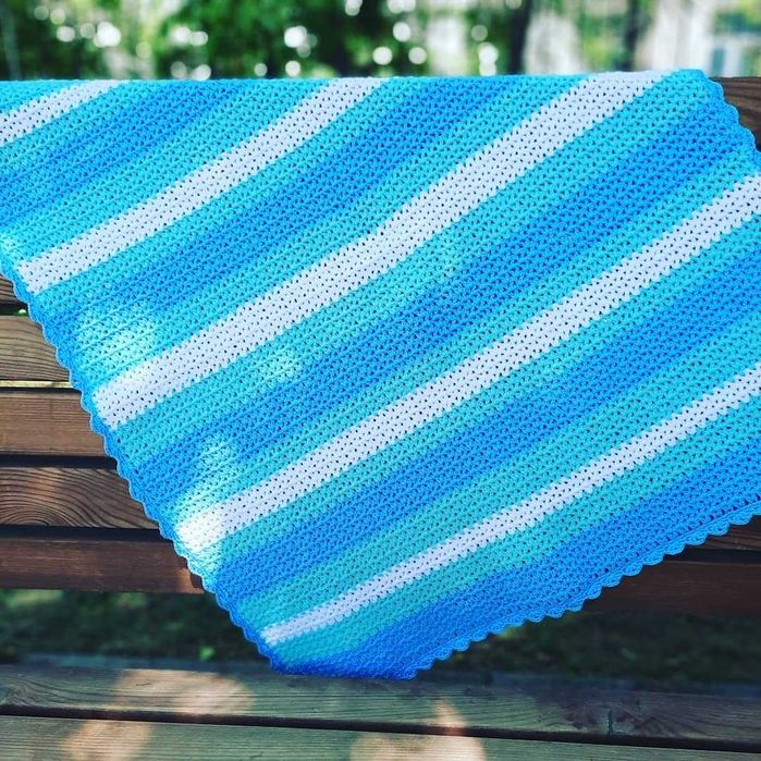 Вязаные пледы для детей